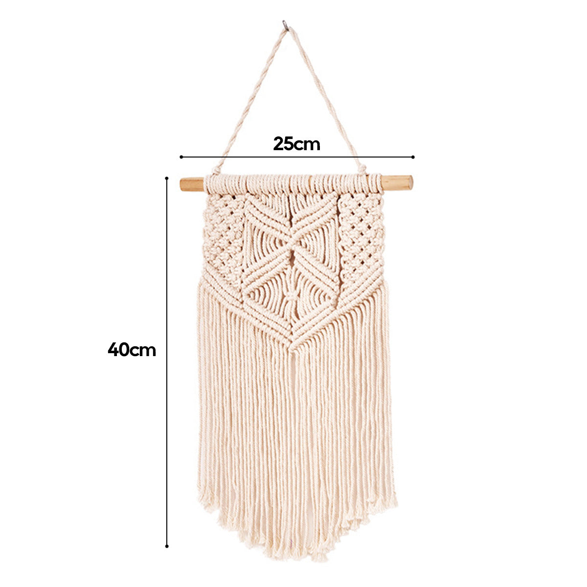 Weaving fringed tapestries