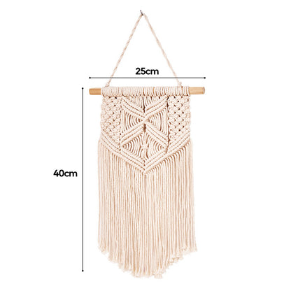 Weaving fringed tapestries