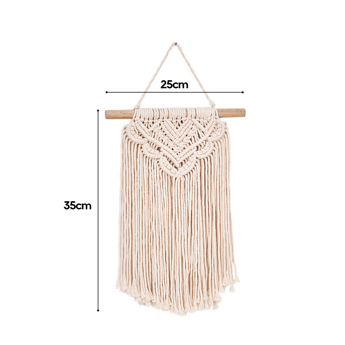 Weaving fringed tapestries