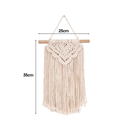 Weaving fringed tapestries