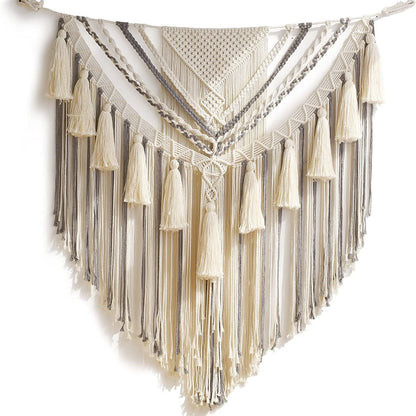 Weaving fringed tapestries