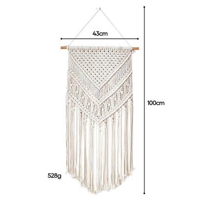 Weaving fringed tapestries