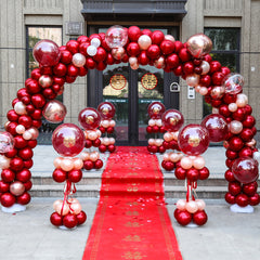 Rose Wine Balloon Arch Luxe