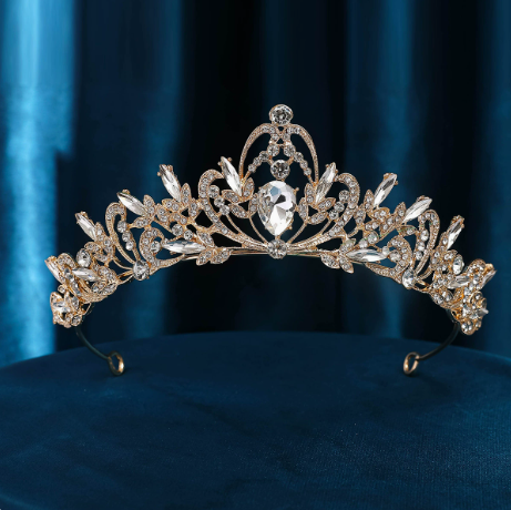 Wedding Crystal Crown Hair Accessory