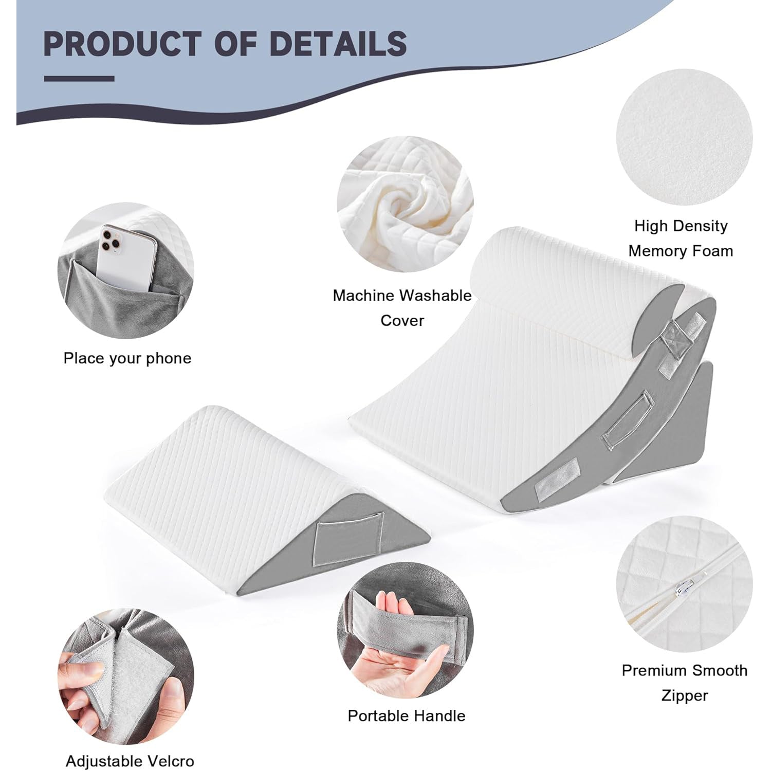 Wedge Pillow Set