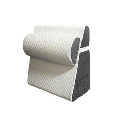 White Gray With Headrest Medium Firmness