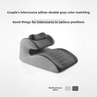 Wedge-shaped reclining pillow