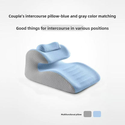 Wedge-shaped reclining pillow