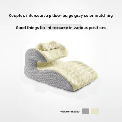 Wedge-shaped reclining pillow