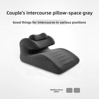 Wedge-shaped reclining pillow