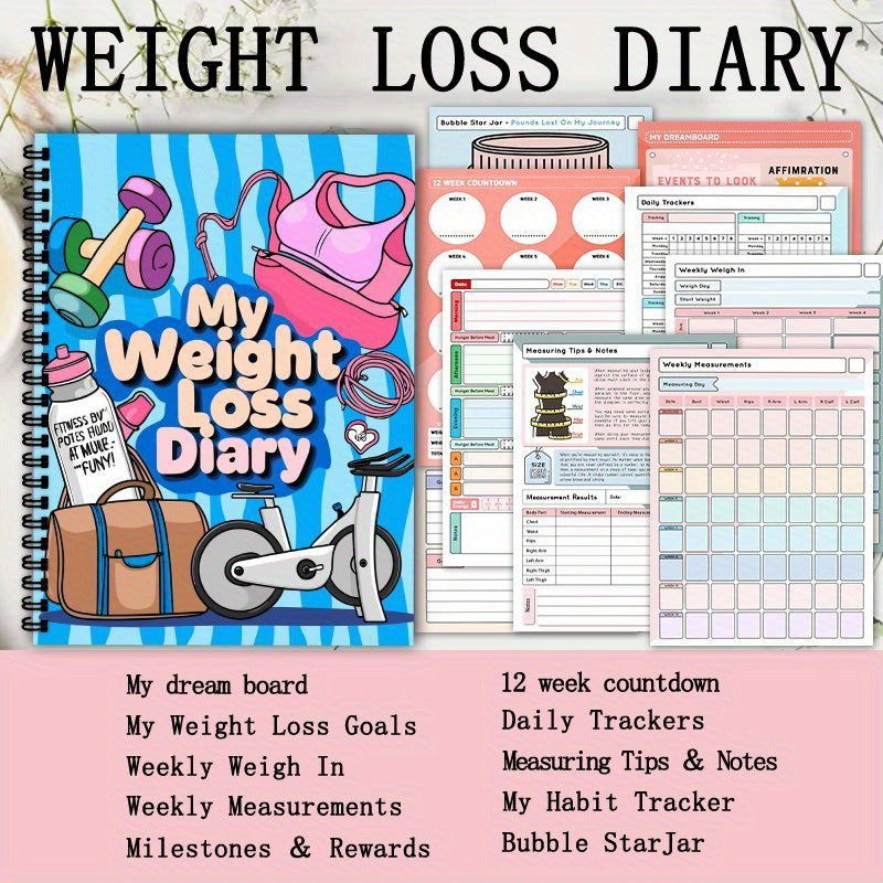 Weight Loss Planner Notebook