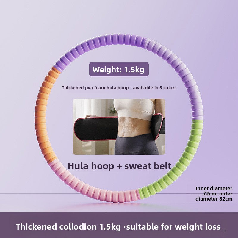 Weighted Exercise Hula Hoop with Foam Padding
