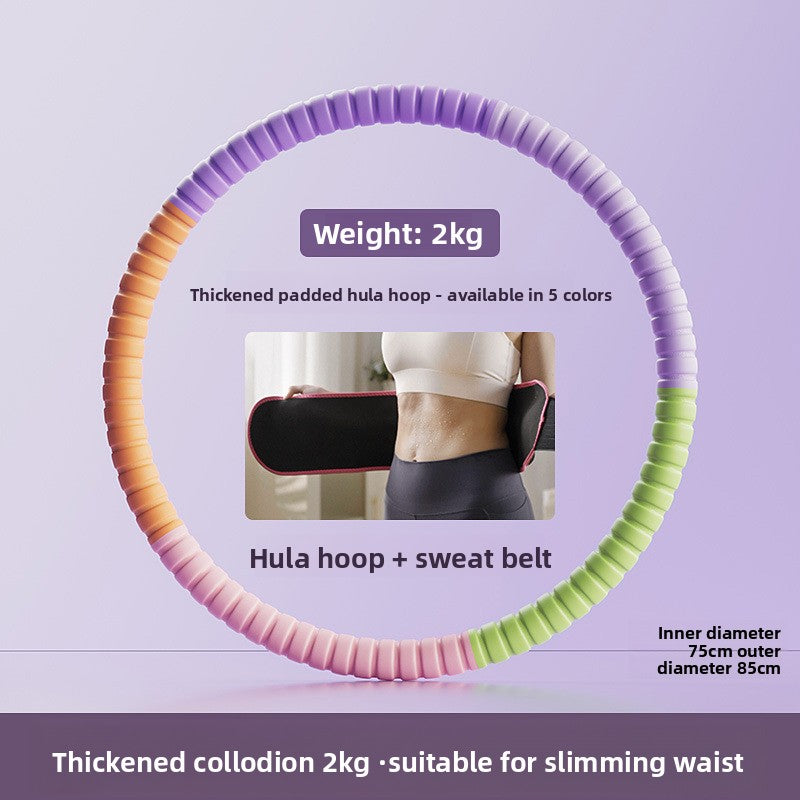 Weighted Exercise Hula Hoop with Foam Padding