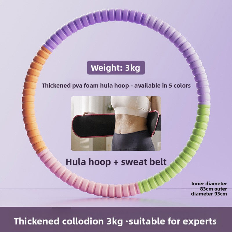 Weighted Exercise Hula Hoop with Foam Padding