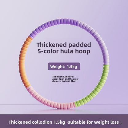 Weighted Exercise Hula Hoop with Foam Padding