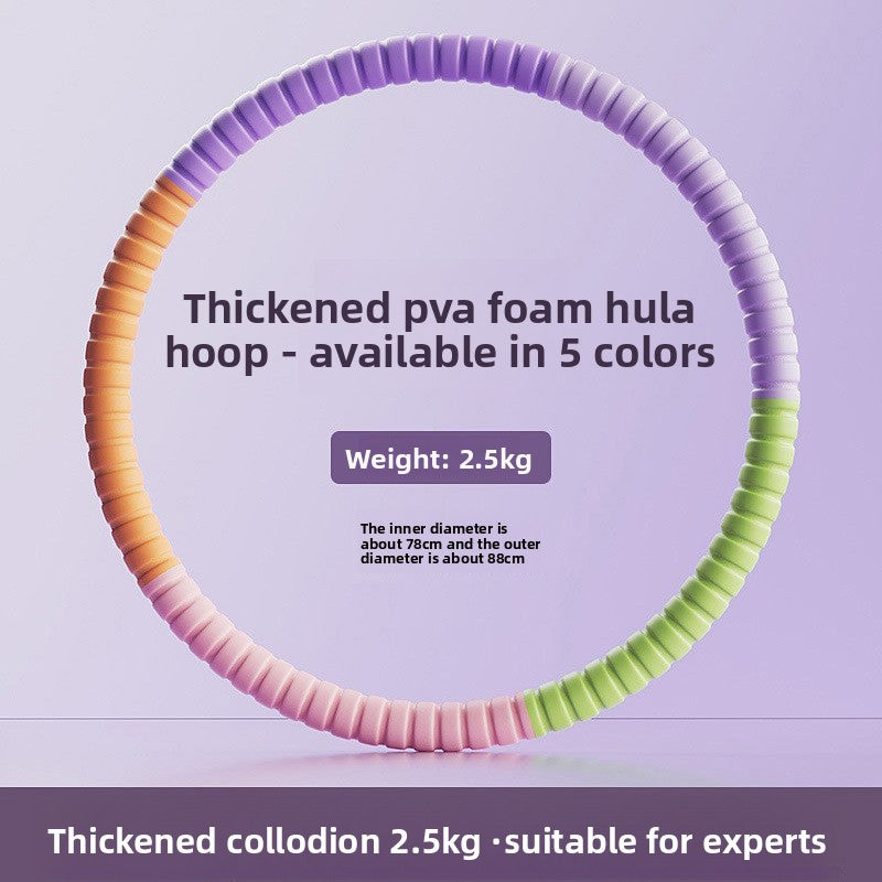Weighted Exercise Hula Hoop with Foam Padding