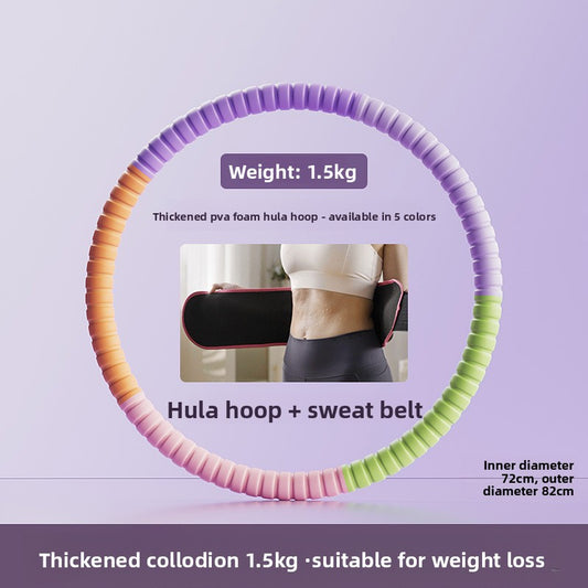 Weighted Exercise Hula Hoop with Foam Padding