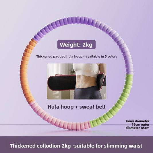 Weighted Exercise Hula Hoop with Foam Padding