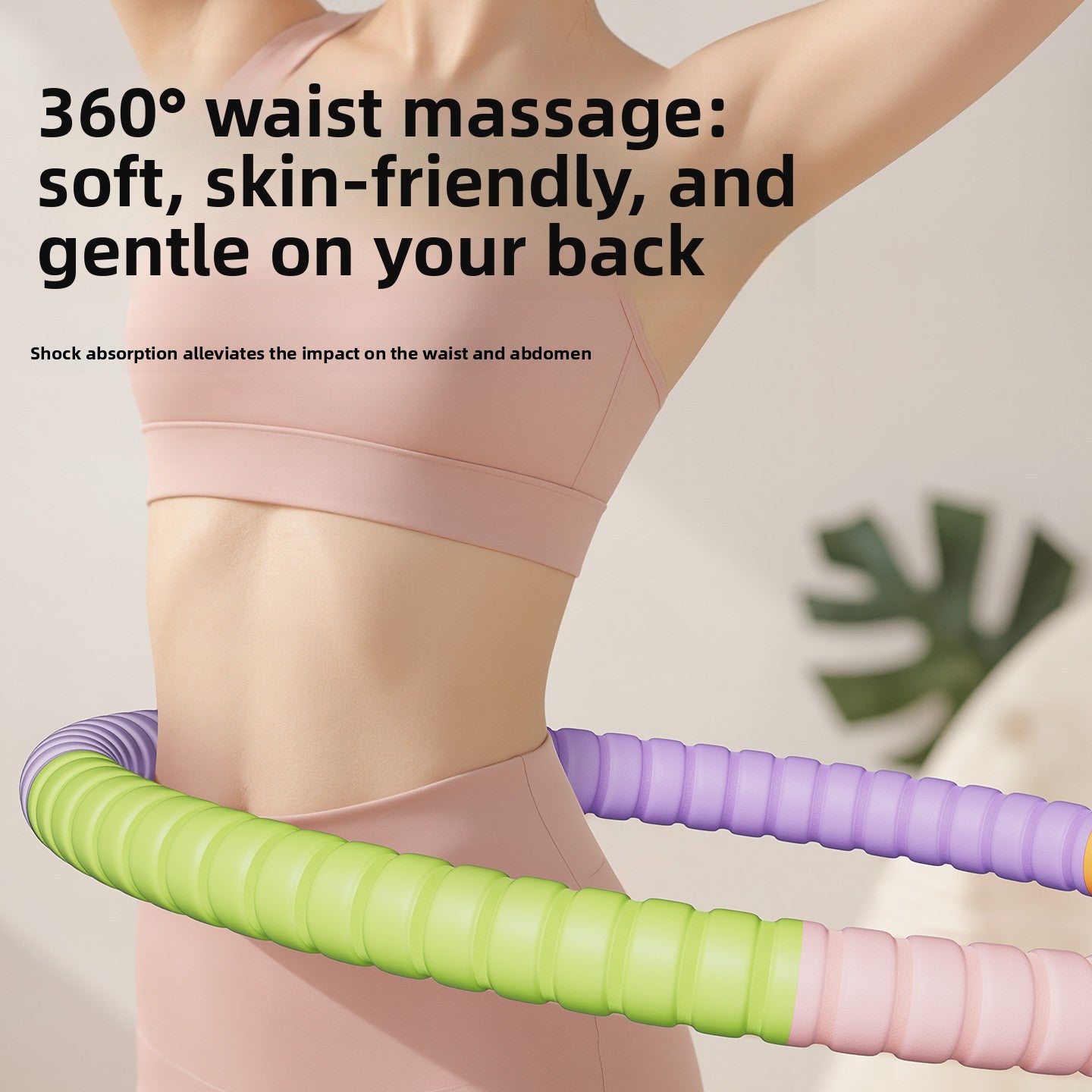 Weighted Exercise Hula Hoop with Foam Padding