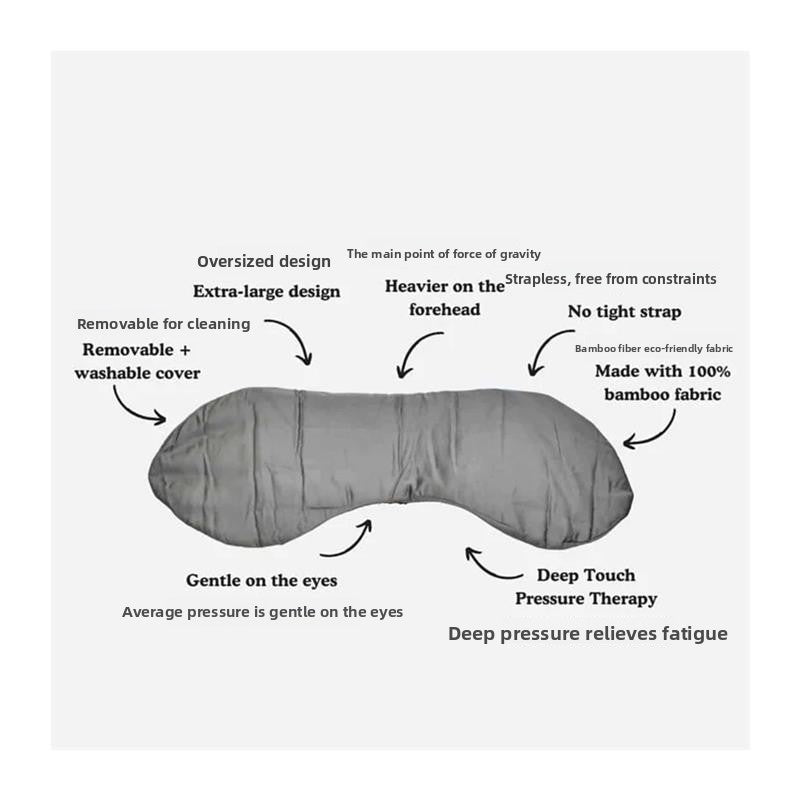 Weighted Sleep Eye Mask with Cooling Compress