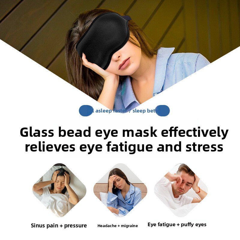 Weighted Sleep Eye Mask with Glass Beads