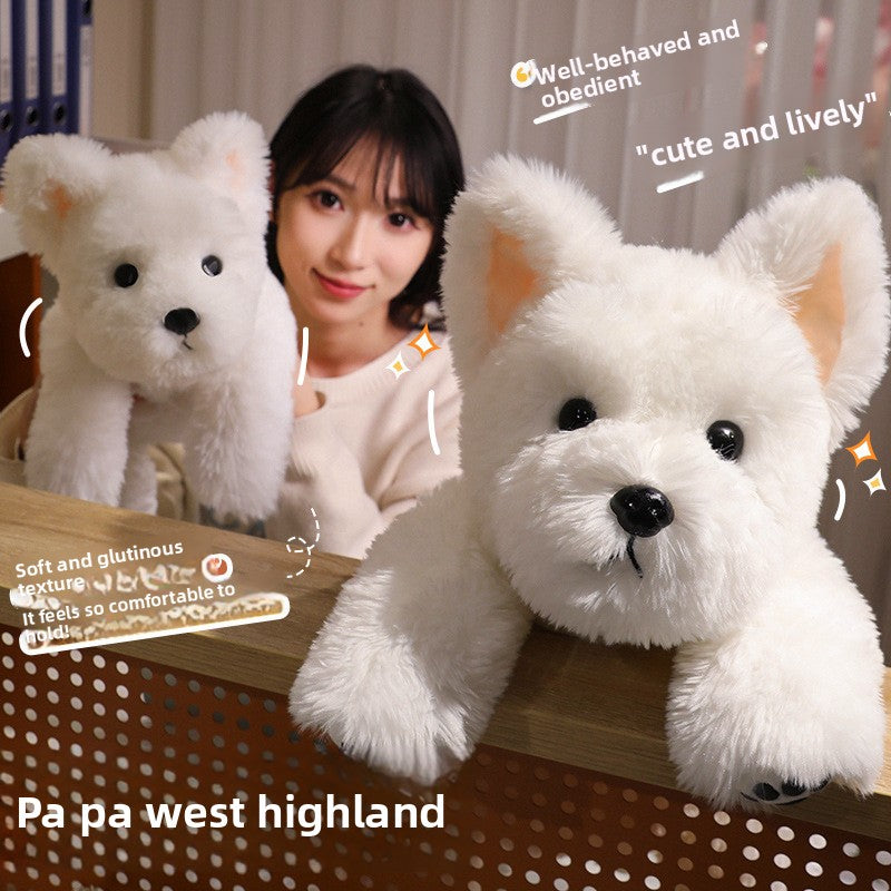Weighted West Highland Dog Plush Toy
