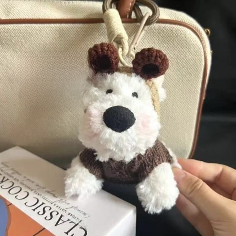 West Highland Puppy Plush Keychain Toy