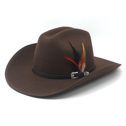 Western Style Faux Suede Cowboy Hat