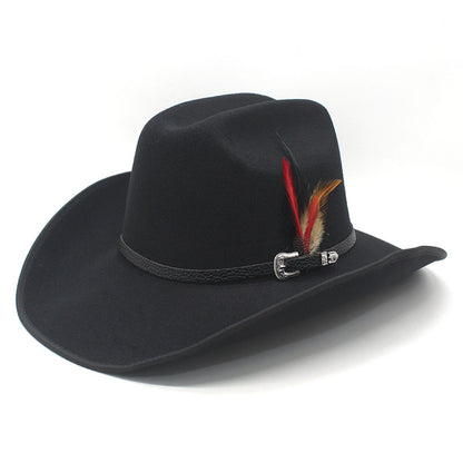 Western Style Faux Suede Cowboy Hat