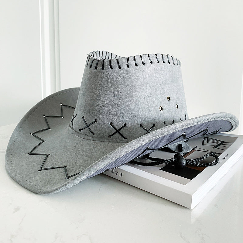 Western Style Wide Brim Sun Hat