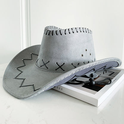 Western Style Wide Brim Sun Hat