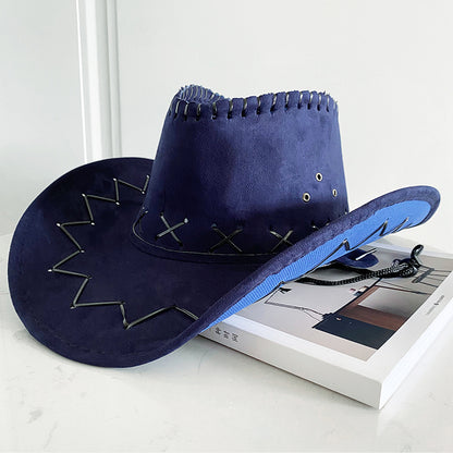 Western Style Wide Brim Sun Hat