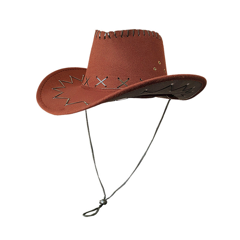 Western Style Wide Brim Sun Hat