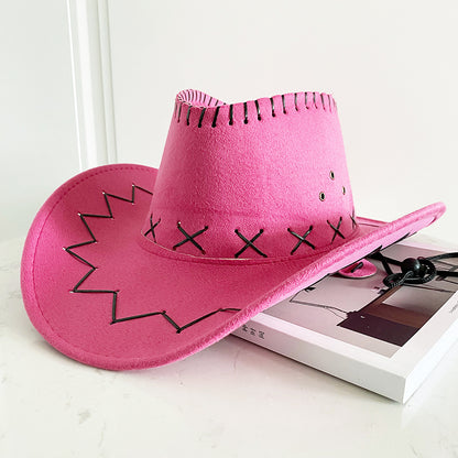 Western Style Wide Brim Sun Hat