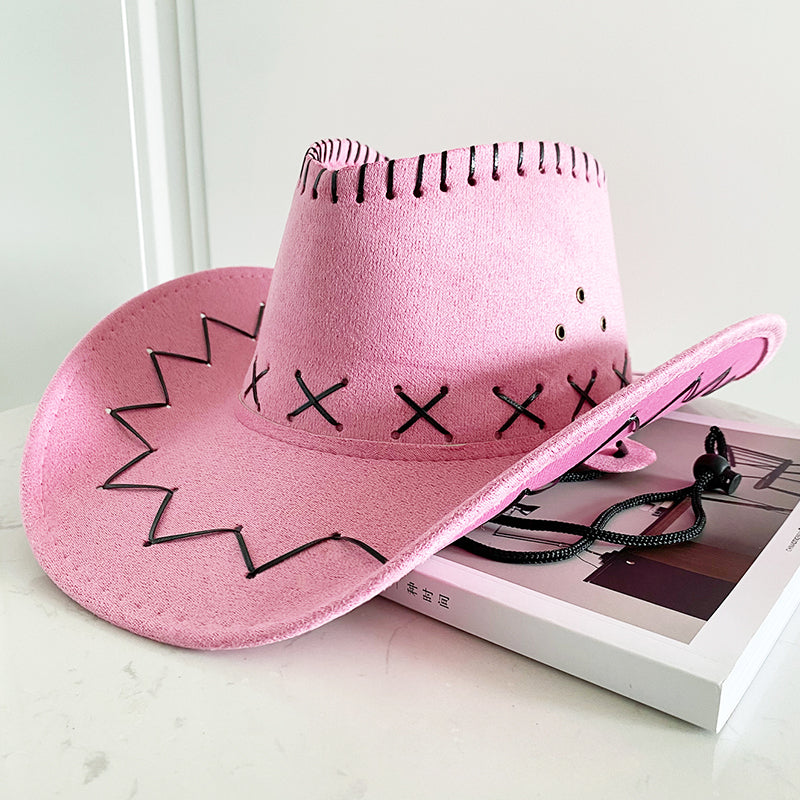 Western Style Wide Brim Sun Hat