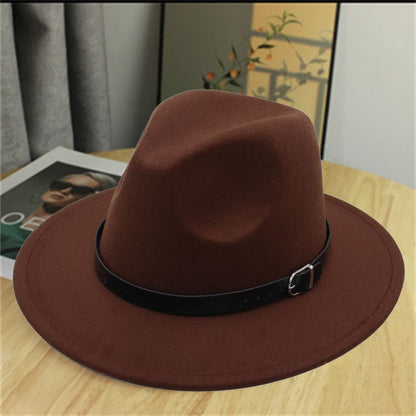Western Style Wool Blend Cowboy Hat