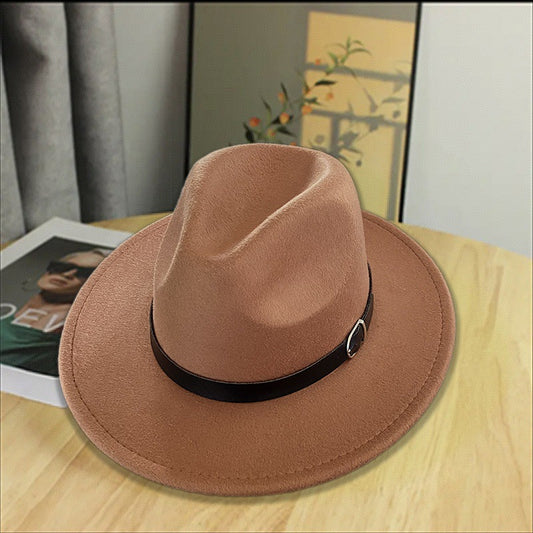 Western Style Wool Blend Cowboy Hat