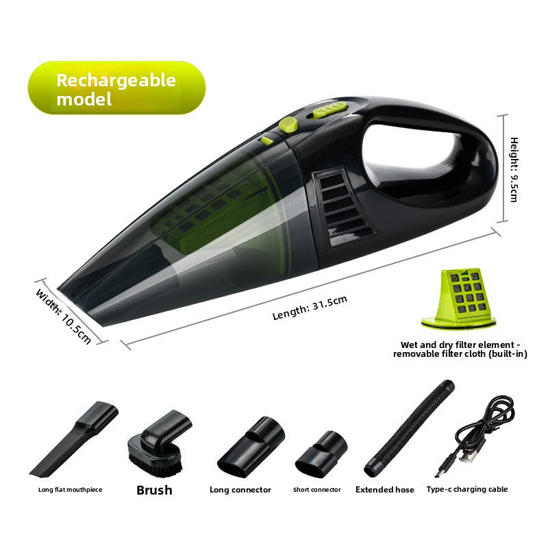 Wet and Dry Super Suction Export Car Vacuum Cleaner