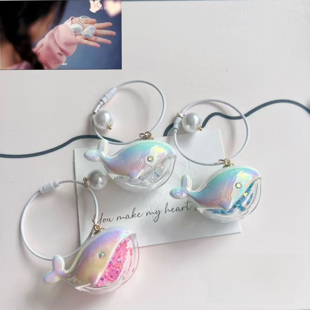 Whale Keychain