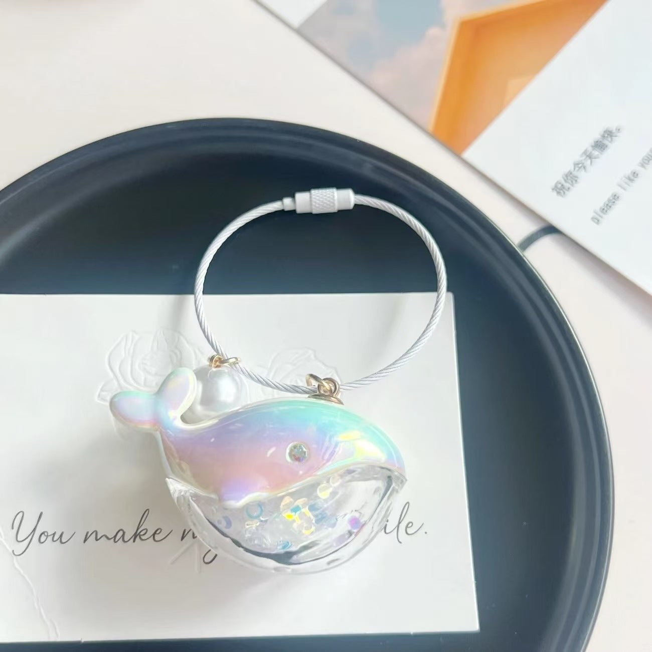 Whale Keychain