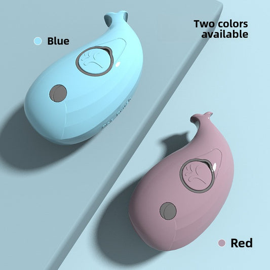 Whale-shaped pet massage comb
