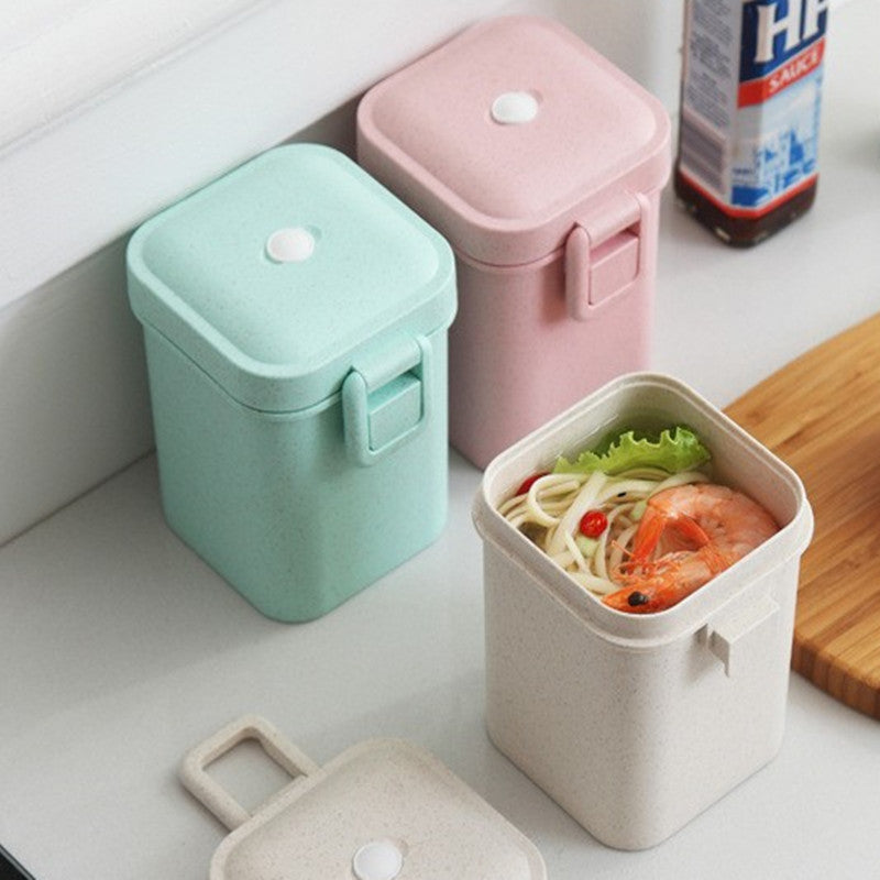 Wheat Straw Breakfast Cup with Lid