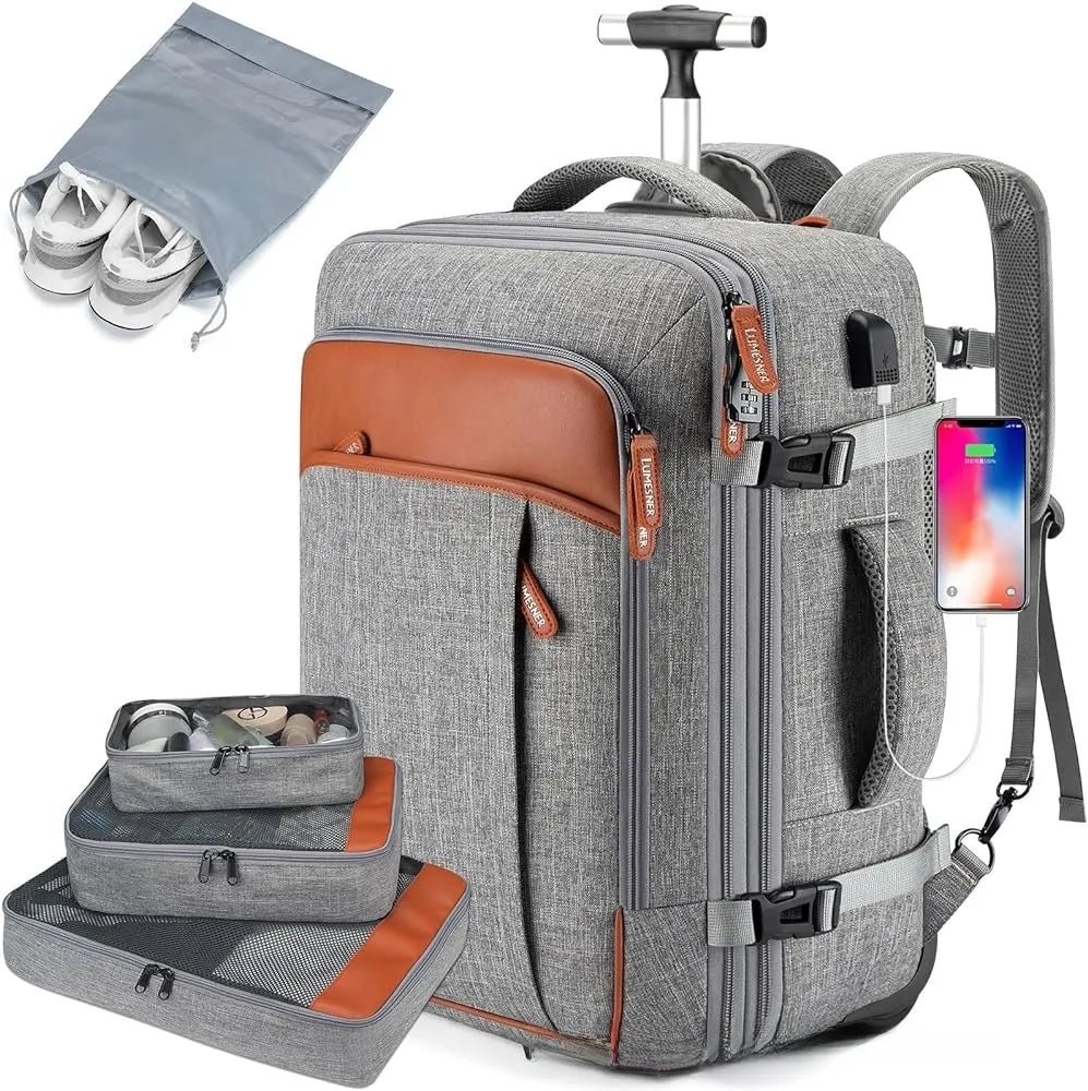 wheeled backpack