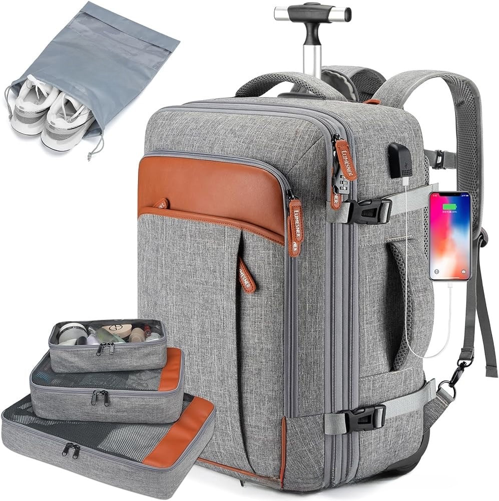 wheeled backpack