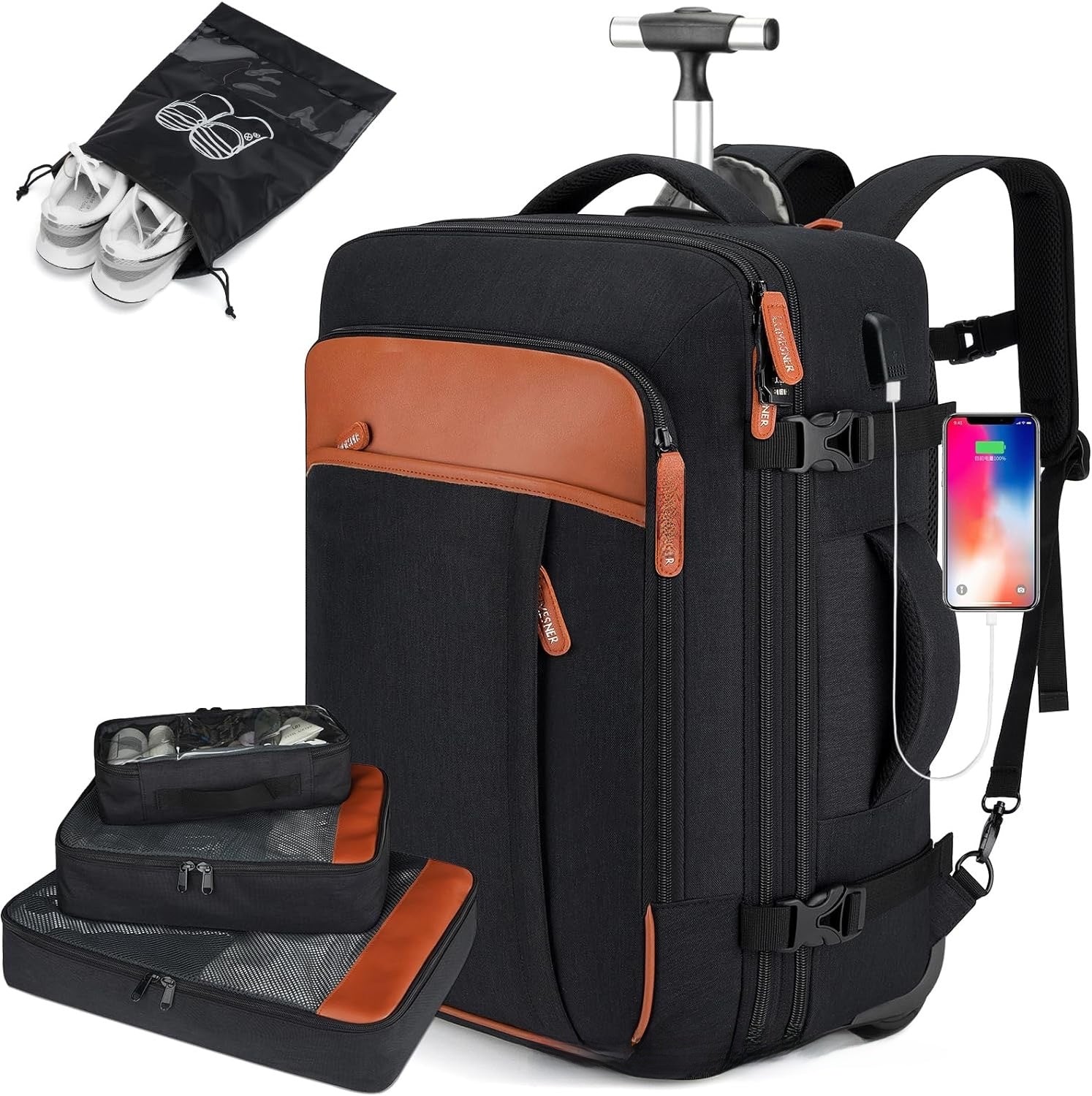 wheeled backpack