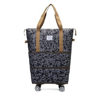 Wheeled Expandable Travel Backpack
