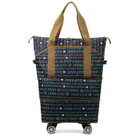 Wheeled Expandable Travel Backpack