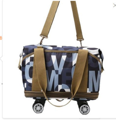 Wheeled Expandable Travel Backpack