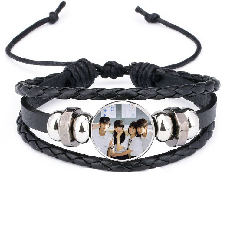 When I Run Towards You, I Bring You a Bracelet Rope, the Same Style as Zhou Yiran and Zhang Lu, a Bracelet for Zhang Miao Yi, a Gift for Couples to Support Each Other