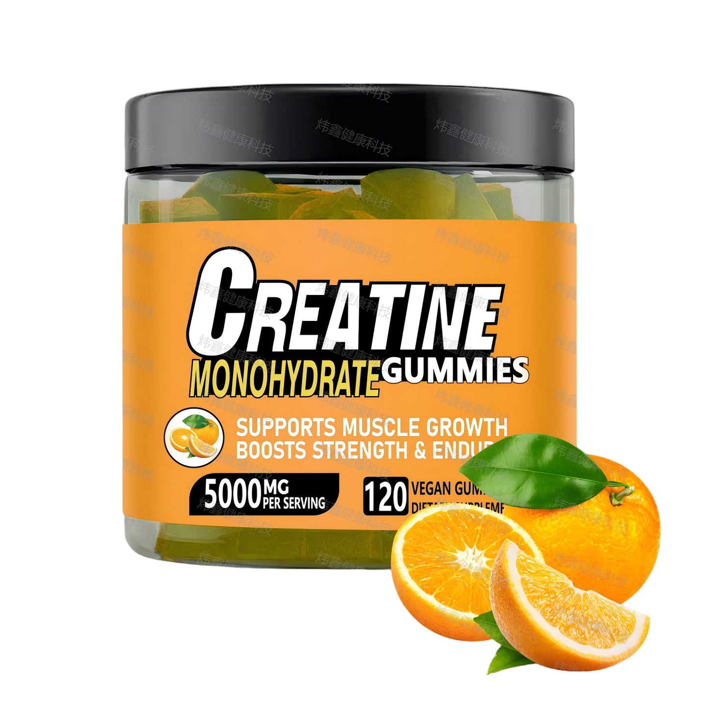 Whey protein powder and creatine powder